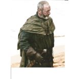 Liam Cunningham Davos Seaworth Game of Thrones signed 10x8 colour photo Actor. Good Condition. All