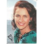 Geraldine Olivier signed 6x4 colour promotional photo. Swiss singer of volkstümliche Musik. Good