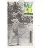 Garfield ‘Gary’ Sobers Signed West Indies Cricket First Day Issue. Good Condition. All autographs