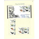 British Birds FDC and used stamps. FDI postmark on cover 8/8/1966 London. Good Condition. All