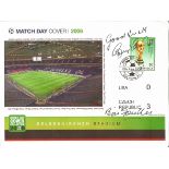 2006 World Cup Match day FDC USA v Czech Republic signed by Manchester United legends Bobby Charlton