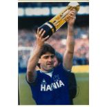 Kevin Ratcliffe signed colour football photo. Mounted to approx size 20x14. Good Condition. All