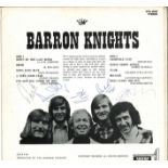 Barron Knights 33 RPM Album Sleeve signed by Duke D'Mond, Dave Battinger, Peter Langford, Butch