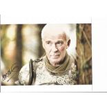 Ian McElhinney Barristan Selmy Game of Thrones signed 10x8 colour photo Actor. Good Condition. All