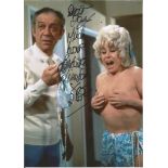 Barbara Windsor Actress Signed Carry On 5x7 Photo. Good Condition. All autographs are genuine hand