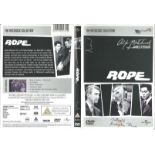 Douglas Dick signed Rope DVD insert. DVD included. Good Condition. All autographs are genuine hand