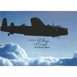 WW2 bomber veteran Flt Lt Frank Hogan 622 Sqd signed 6x4 colour photo. Good Condition. All