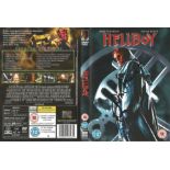 Hellboy DVD sleeve 2004 release signed by cast member John Hurt. Hellboy is a 2004 American