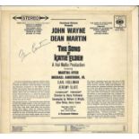 Elmer Bernstein signed 33rpm record sleeve of The Sons of Katie Elder. (April 4, 1922 – August 18,