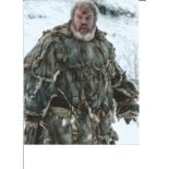 Kristian Nairn Hodor Game of Thrones signed 11x8 colour photo Actor. Good Condition. All