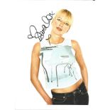 Sarah Cox 12x10 signed colour Photo Radio/T. V presenter. Good Condition. All autographs are genuine