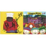 Chef Aid The South Park Album CD signed on the cover by Matt Stone, Trey Parker and inside by