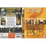 Ride with the Devil DVD sleeve signed by the director Ang Lee and cast member Jeffrey Wright. Ride