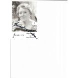 Madge Ryan Ruby Davidson from Families 6x4 signed b/w photo card Actress. Good Condition. All