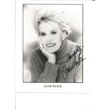 Janis Paige signed 10 x 8 b/w portrait photo. Good Condition. All autographs are genuine hand signed