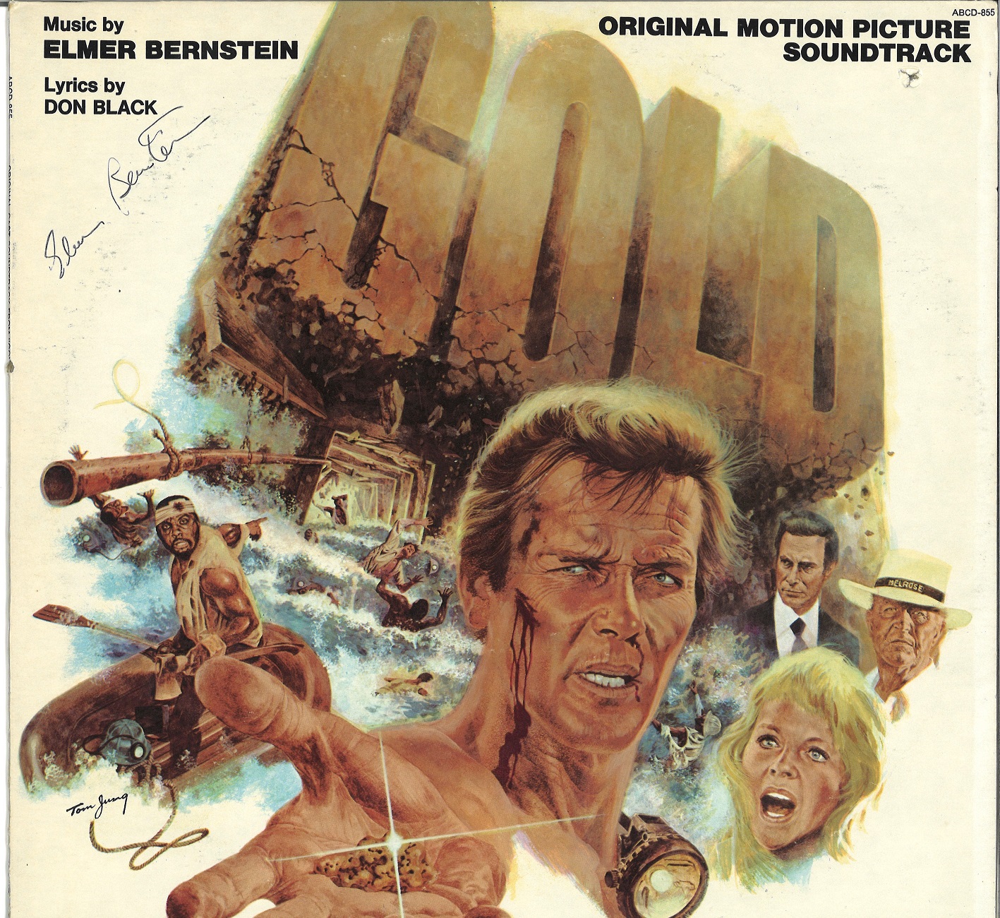 Elmer Bernstein signed 33rpm record sleeve of Gold. (April 4, 1922 – August 18, 2004) was an