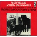 John Williams signed 33rpm record sleeve of Academy Award Winners. American composer, conductor, and