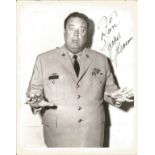 Jackie Gleason signed 10x8 black and white photo. February 26, 1916 – June 24, 1987), was an