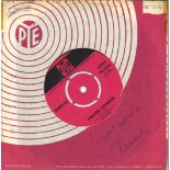 Donovan signed 45rpm Pye record sleeve vinyl record Sunshine Superman included. Good Condition.