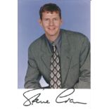 Steve Cram Athletics Legend Signed Photo. Good Condition. All autographs are genuine hand signed and