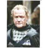 Owen Teale Ser Alliser Thorne Game of Thrones signed 10x8 colour photo Actor. Good Condition. All