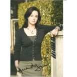 Amanda Drew Dr Mary Wright Eastenders signed 12x10 colour photo Actress. Good Condition. All