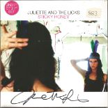 Juliette Lewis signed Juliette and the Licks signed Sticky Honey Vinyl, signed on the cover. Good