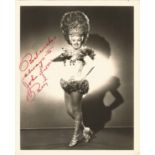 Betty Grable signed vintage 10x8 photo. (December 18, 1916 – July 2, 1973) was an American