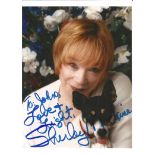 Shirley MacLaine signed 7x5 colour photo. American film, television, and theatre actress, singer,