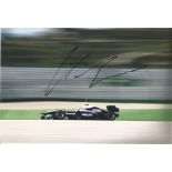 Nico Hulkenberg signed 12x8 colour photo racing for Williams. Good condition Est.