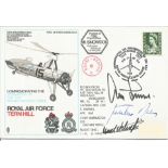 WW2 Luftwaffe aces Adolf Galland, Gunter Rall, Gerd Achgelis signed 1971 RAF Tern Hill cover SC18.