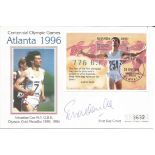 Sebastian Coe signed Centennial Olympic Games Atlanta 1996 FDC. 21/9/95 Kampala FDI postmark. Good
