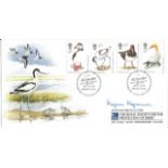 Magnus Magnusson signed RSPB FDC. 17/1/89 Sandy Beds postmark. Good condition Est.