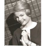 Mary Peach signed 10x8 black and white photo. South African-born British film and television