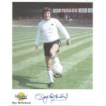 Roy McFarland signed 10x8 colour Autographed Editions photo. Biography on reverse. Good condition