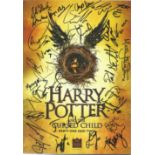 Harry Potter and the Cursed Child theatre programme Palace Theatre London signed on the cover by the