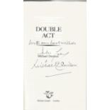 Michael Denison signed Double Act hardback book. Signed on inside title page. (1 November 1915 -