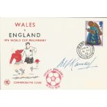 Alf Ramsey signed Wales v England 1974 World cup preliminary commemorative cover. 15/11/72 Cardiff
