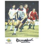 Alvin Martin signed 10x8 colour Autographed Editions photo. Biography on reverse. Good condition