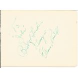 Eleanor Powell signed album page. (November 21, 1912 - February 11, 1982) was an American dancer and