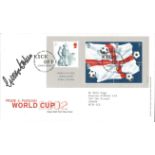 George Cohen Signed World Cup First Day Cover. Good Condition Est.