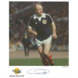 Archie Gemmill signed 10x8 colour Autographed Editions photo. Biography on reverse. Good condition
