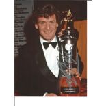 Mark Hughes signed 10x8 colour photo with Players player trophy. Good condition Est.