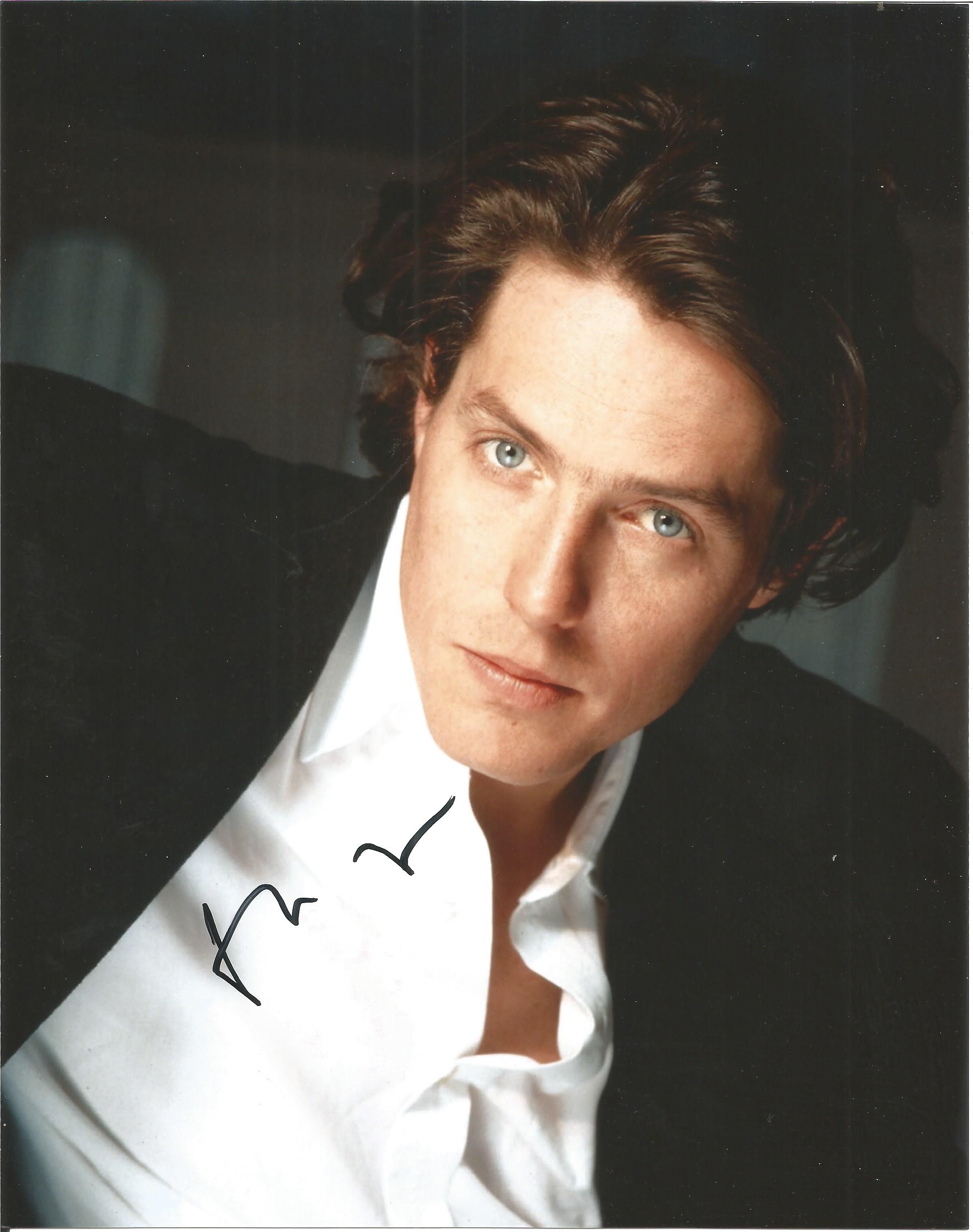 Hugh Grant Actor Signed 8x10 Photo. Good Condition Est.