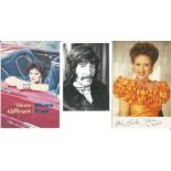 TV/Film/Music collection. Contains 6 signed photos. Among them are Anita Dobson, Barbara Murray,