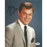 Film and TV Tony Curtis 10x8 signed colour photo c/w PSA DNA certificate. Tony Curtis (born
