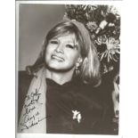Angie Dickinson signed 10x8 black and white photo. American actress. She began her career on