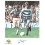 Stan Bowles signed 10x8 colour Autographed Editions photo. Biography on reverse. Good condition