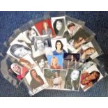 TV Collection 20 assorted signed photographs from names such as Claire Tomlinson, Kara Tonton,