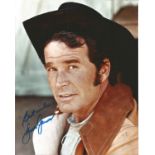 James Garner signed 10x8 colour photo. April 7, 1928 - July 19, 2014) was an American actor,